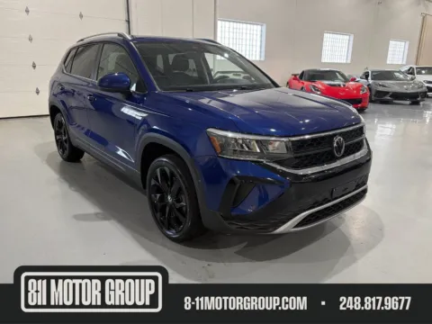 Blue 2024 Volkswagen Taos 1.5T SE for sale in Troy, MI