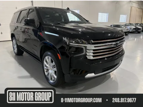 Black 2023 Chevrolet Tahoe 4WD High Country for sale in Troy, MI