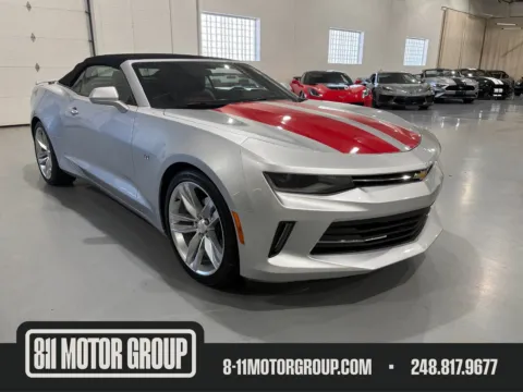 Silver 2018 Chevrolet Camaro 2LT for sale in Troy, MI
