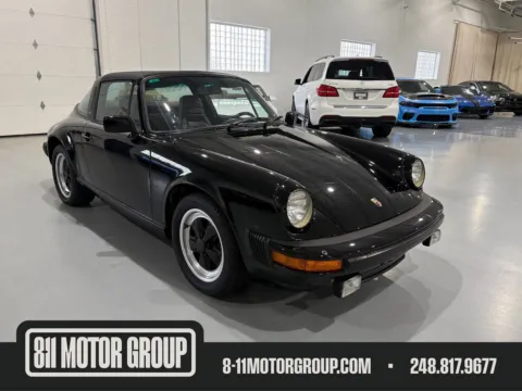 Black 1982 Porsche 911SC Targa for sale in Troy, MI