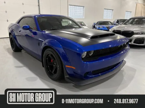 Blue 2018 Dodge Challenger SRT Demon for sale in Troy, MI