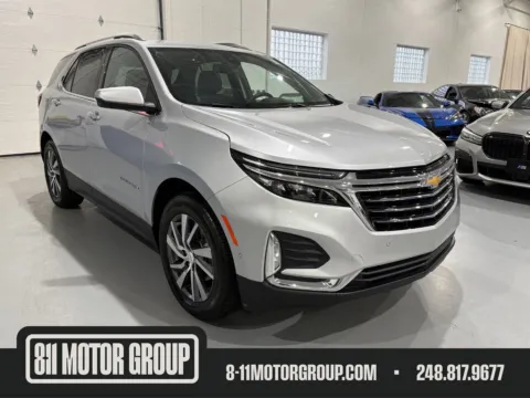 Silver 2022 Chevrolet Equinox AWD Premier for sale in Troy, MI