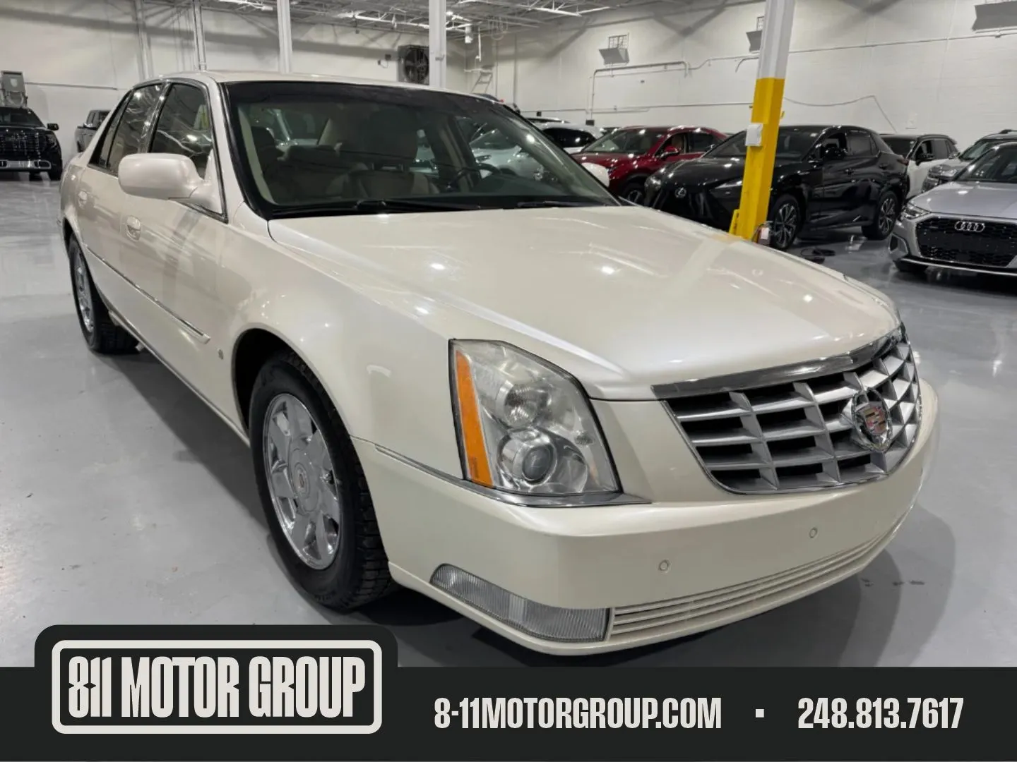 White 2007 Cadillac DTS Luxury I for sale in Troy, MI