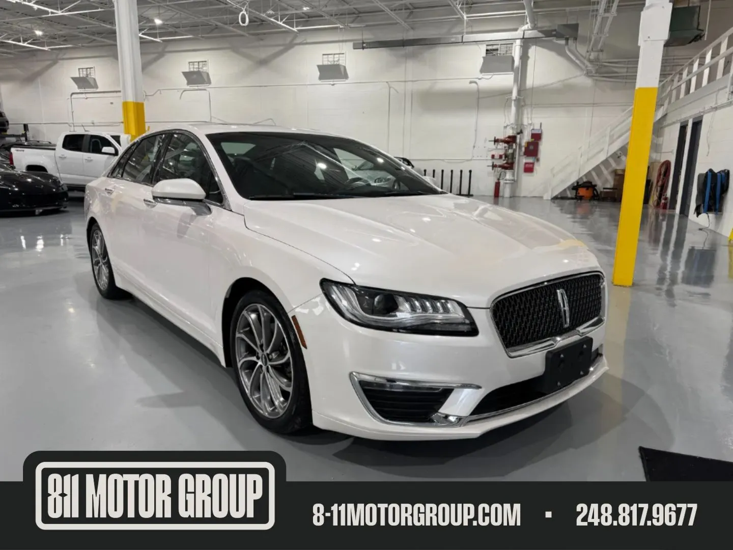 White 2019 Lincoln MKZ Reserve I for sale in Troy, MI