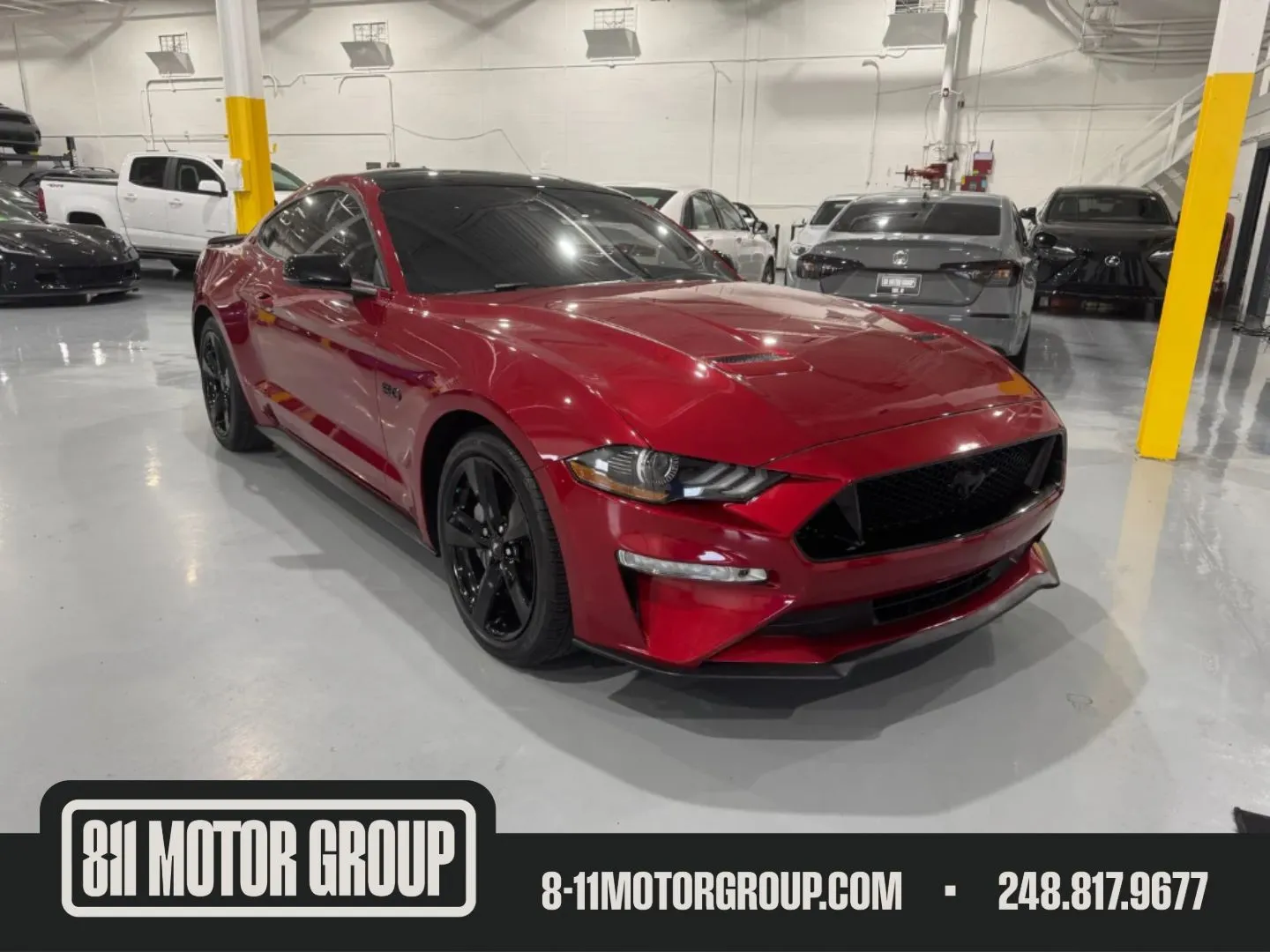 Red 2021 Ford Mustang GT Premium for sale in Troy, MI