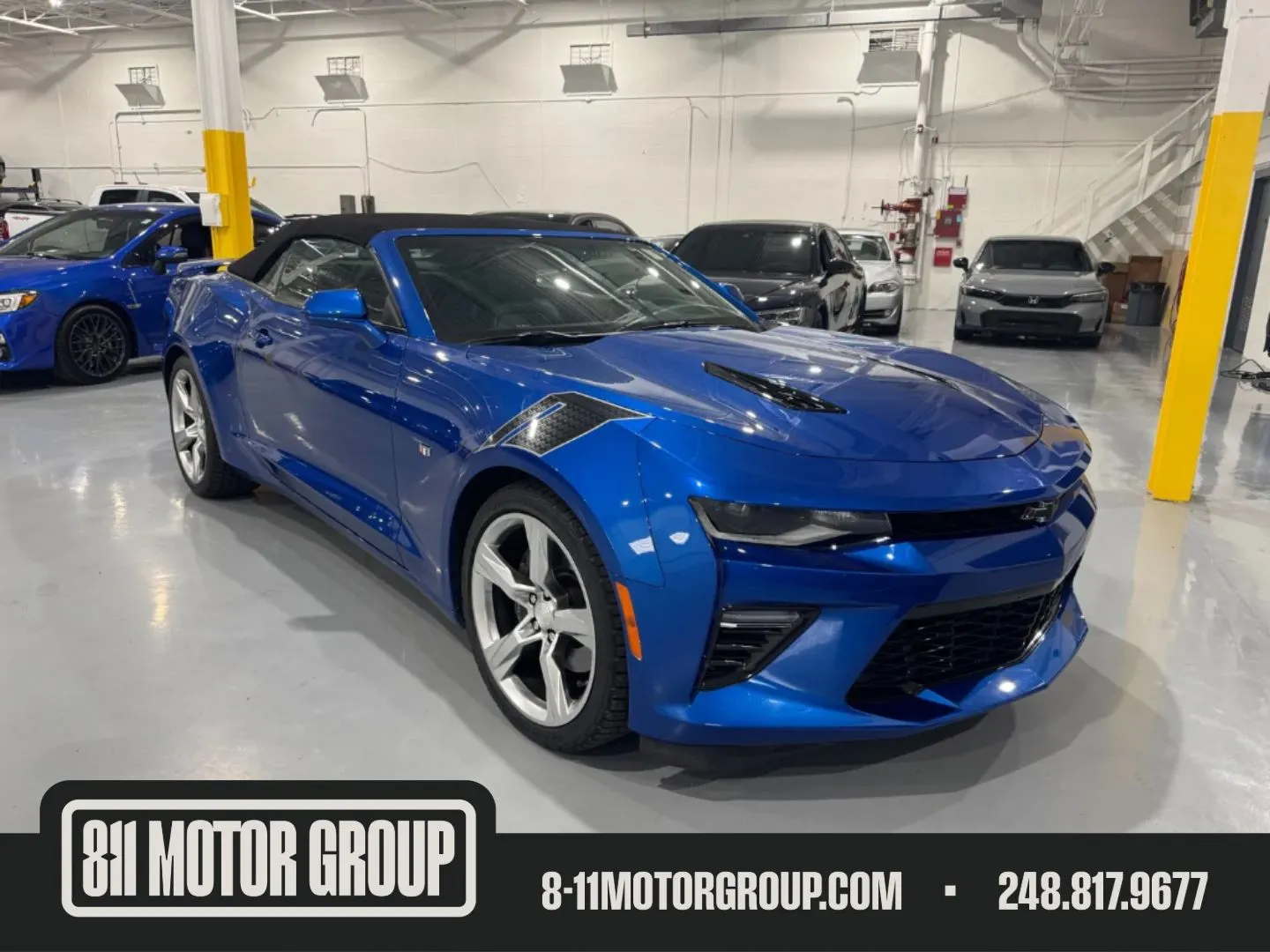 Blue 2017 Chevrolet Camaro SS for sale in Troy, MI