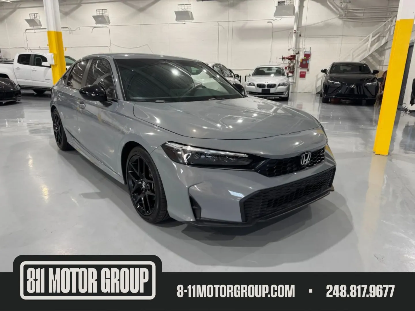 Gray 2025 Honda Civic Sport for sale in Troy, MI
