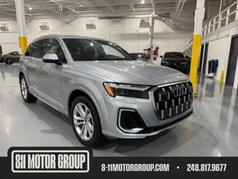 Silver 2025 Audi Q7 quattro Premium 55 TFSI for sale in Troy, MI