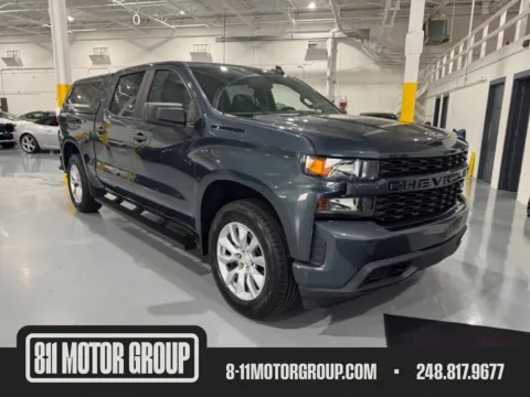 Gray 2021 Chevrolet Silverado 1500 Custom for sale in Troy, MI