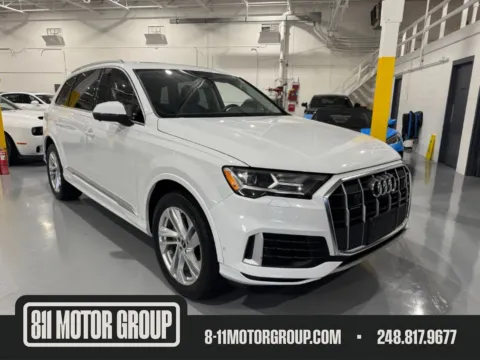 White 2023 Audi Q7 quattro Premium 45 TFSI for sale in Troy, MI