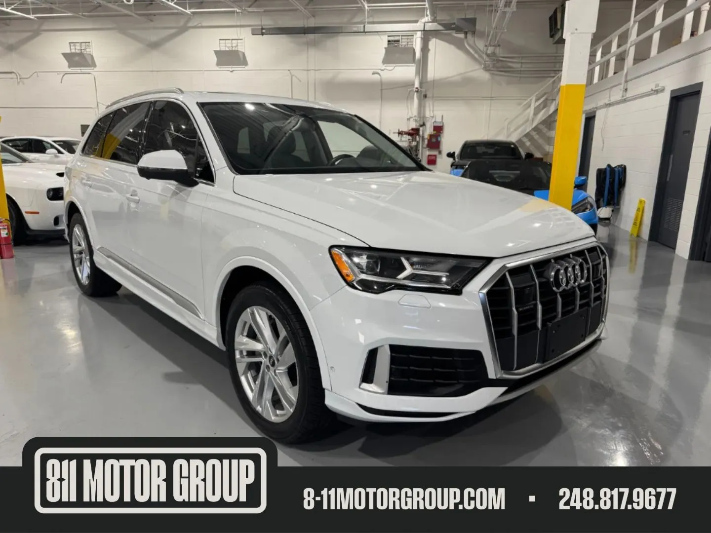White 2023 Audi Q7 quattro Premium 45 TFSI for sale in Troy, MI