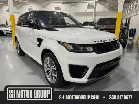 White 2017 Land Rover Range Rover Sport SVR for sale in Troy, MI