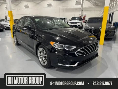 Black 2020 Ford Fusion SEL for sale in Troy, MI