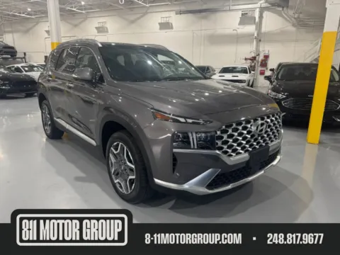 Gray 2022 Hyundai SANTA FE Plug-In Hyb Limited for sale in Troy, MI