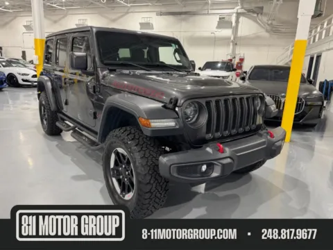 Gray 2018 Jeep Wrangler Unlimited Rubicon for sale in Troy, MI