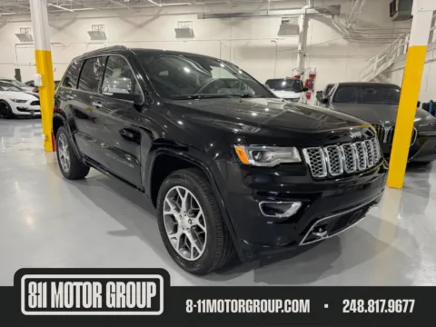Black 2021 Jeep Grand Cherokee Overland for sale in Troy, MI