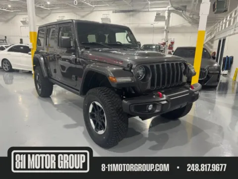 Gray 2021 Jeep Wrangler Unlimited Rubicon for sale in Troy, MI