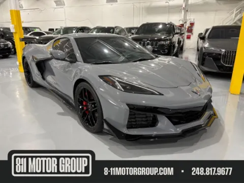 Gray 2025 Chevrolet Corvette Z06 RWD Coupe 3LZ for sale in Troy, MI