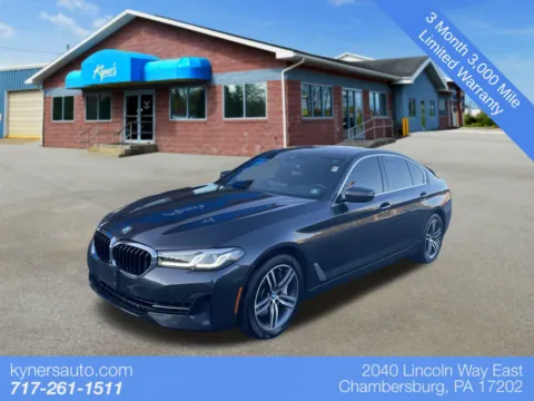 Gray 2021 BMW 5 Series 540i xDrive for sale in Chambersburg, PA