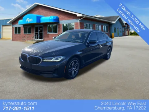Gray 2021 BMW 5 Series 540i xDrive for sale in Chambersburg, PA