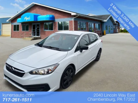 White 2020 Subaru Impreza for sale in Chambersburg, PA