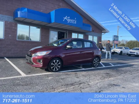 Red 2021 Mitsubishi Mirage SE for sale in Chambersburg, PA