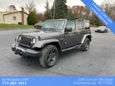 Gray 2016 Jeep Wrangler Unlimited Freedom Edition for sale in Chambersburg, PA