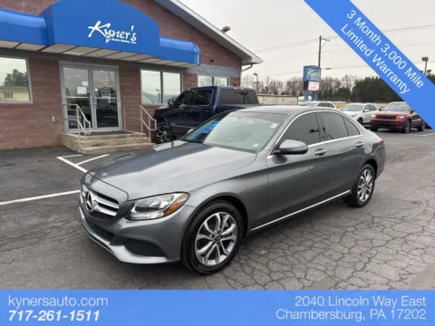 Gray 2018 Mercedes-Benz C-Class C 300 for sale in Chambersburg, PA