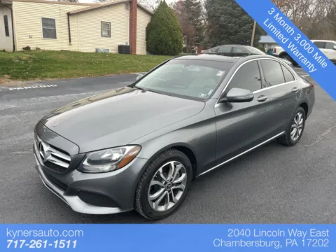 Gray 2018 Mercedes-Benz C-Class C 300 for sale in Chambersburg, PA