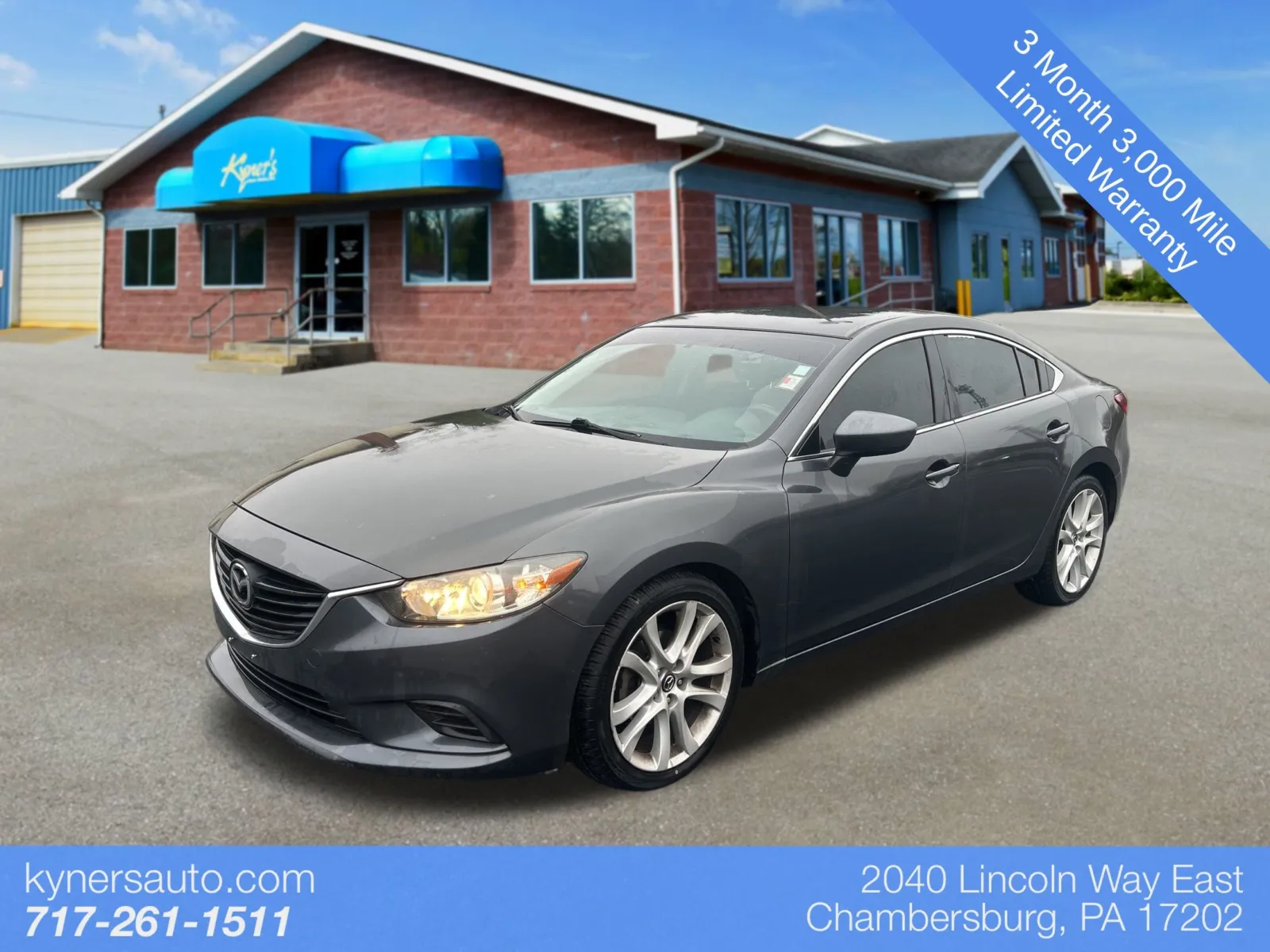 Gray 2015 Mazda Mazda6 i Touring for sale in Chambersburg, PA