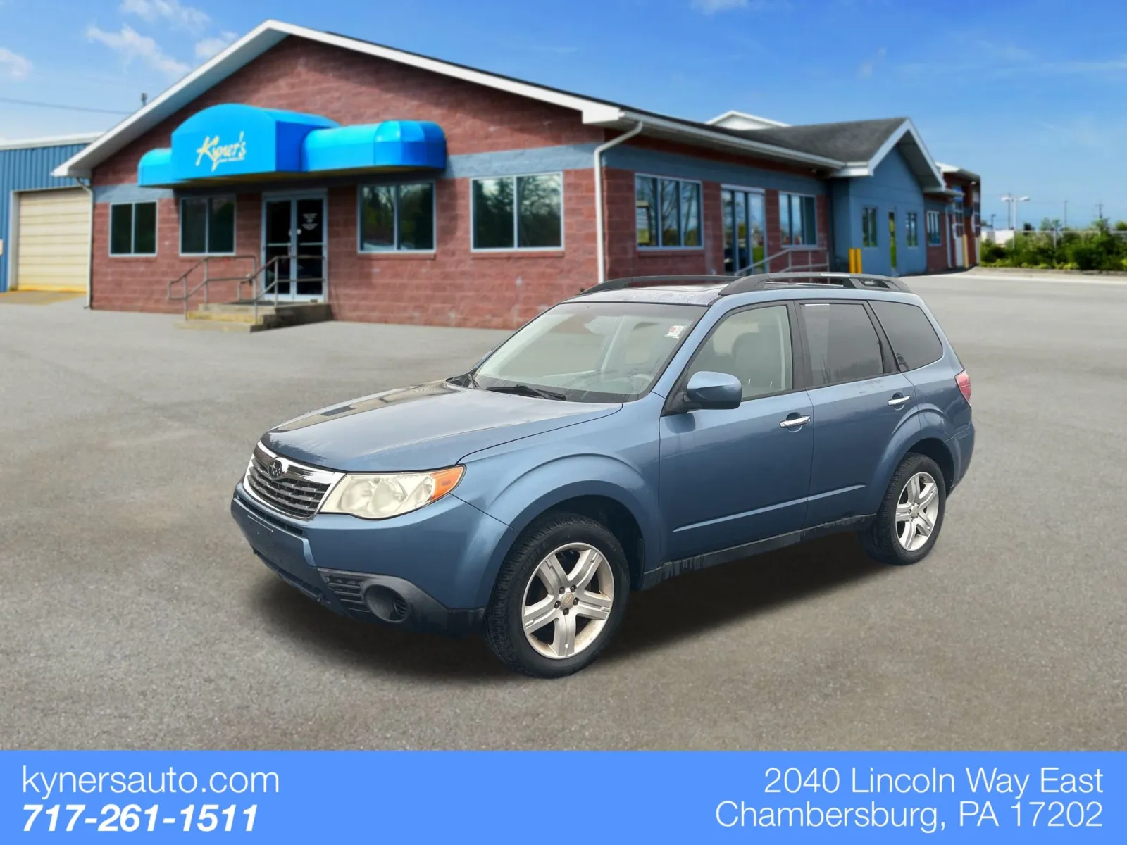 Blue 2009 Subaru Forester 2.5X for sale in Chambersburg, PA