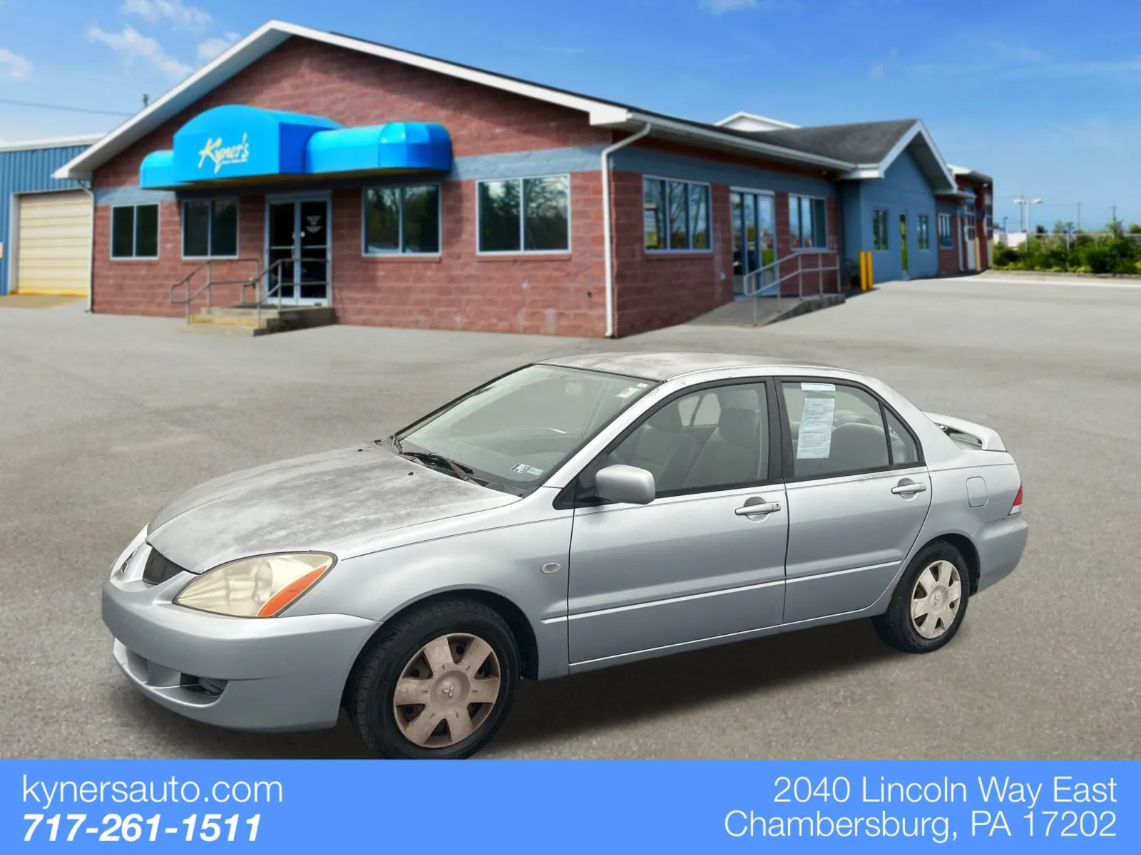 Silver 2005 Mitsubishi Lancer ES for sale in Chambersburg, PA