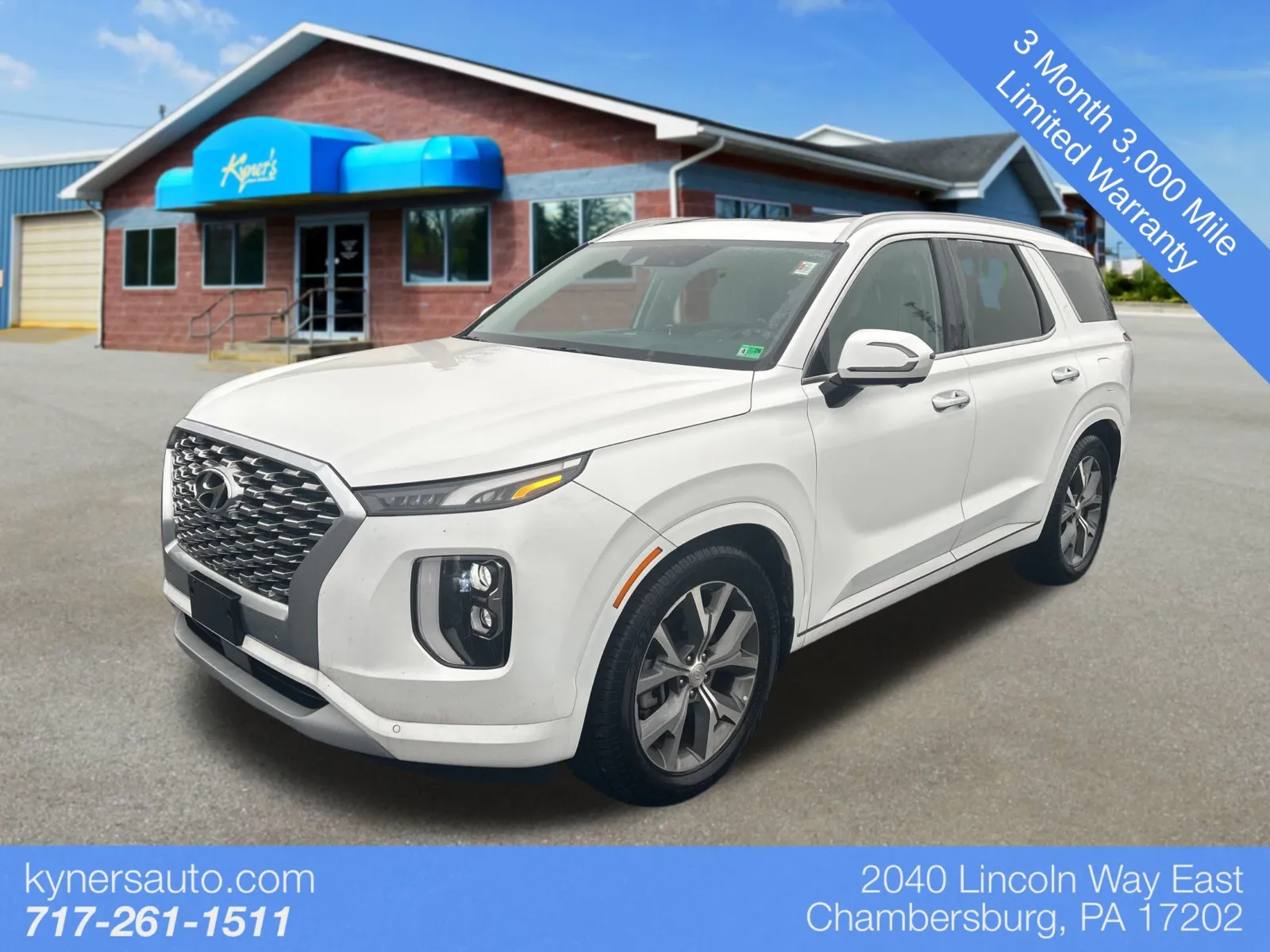 White 2022 Hyundai Palisade Limited for sale in Chambersburg, PA