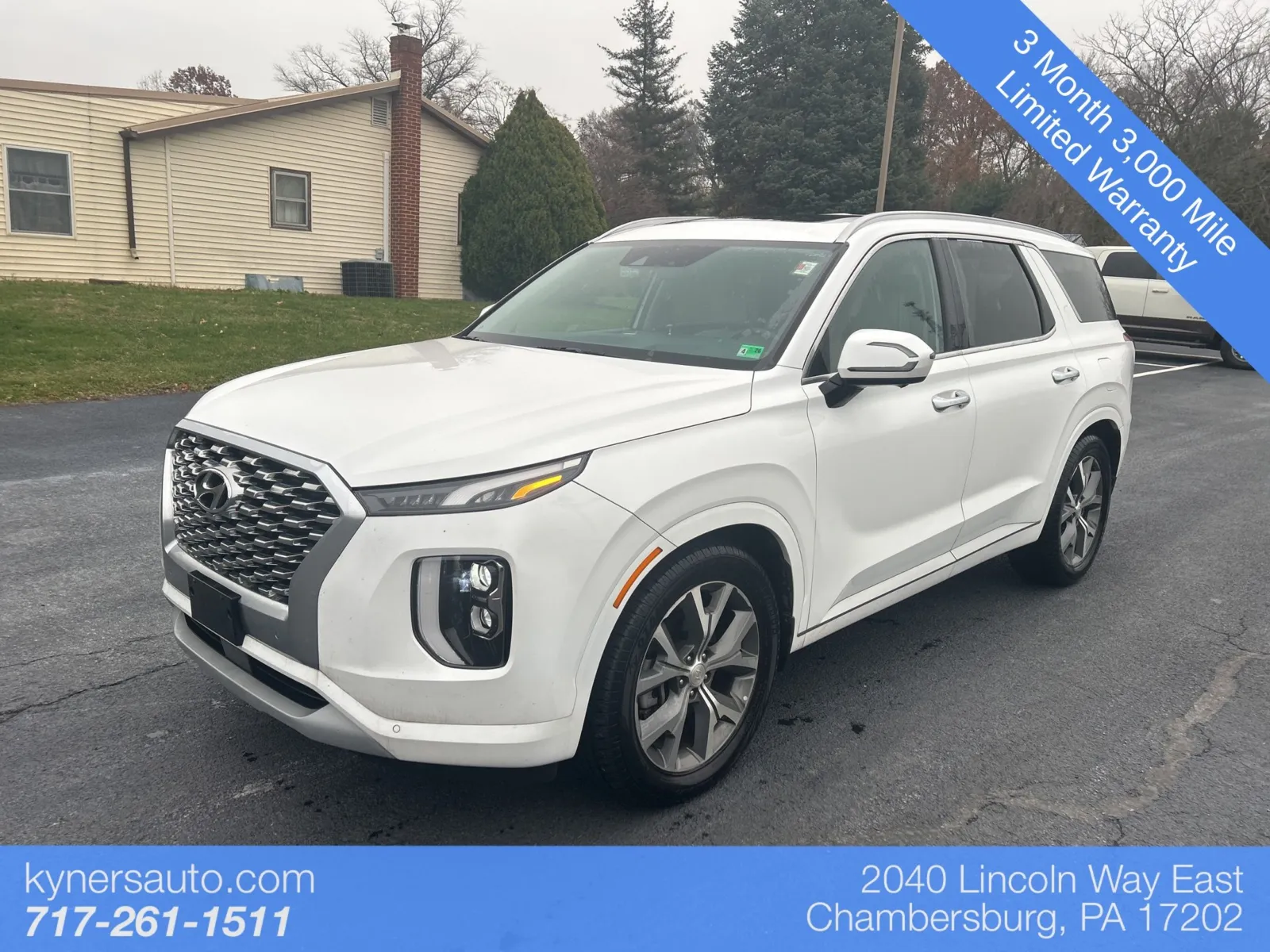 White 2022 Hyundai Palisade Limited for sale in Chambersburg, PA