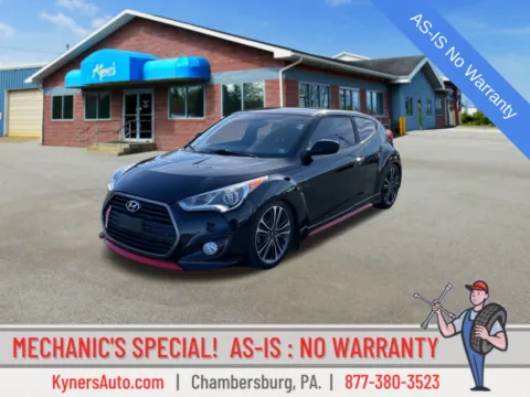 Black 2017 Hyundai Veloster Turbo R-Spec for sale in Chambersburg, PA