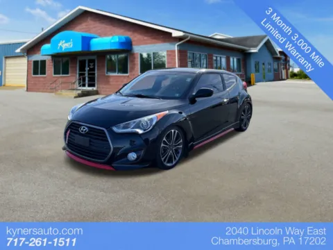 Black 2017 Hyundai Veloster Turbo R-Spec for sale in Chambersburg, PA