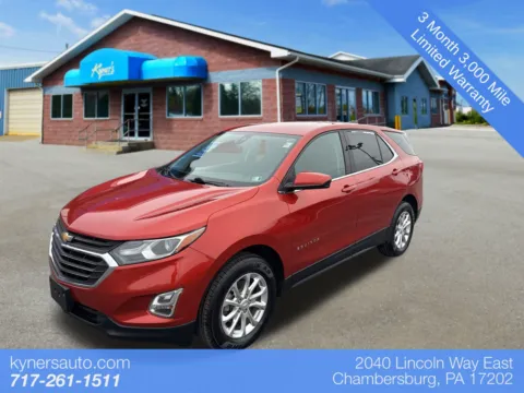 Orange 2020 Chevrolet Equinox LT for sale in Chambersburg, PA