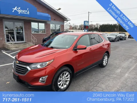 Orange 2020 Chevrolet Equinox LT for sale in Chambersburg, PA