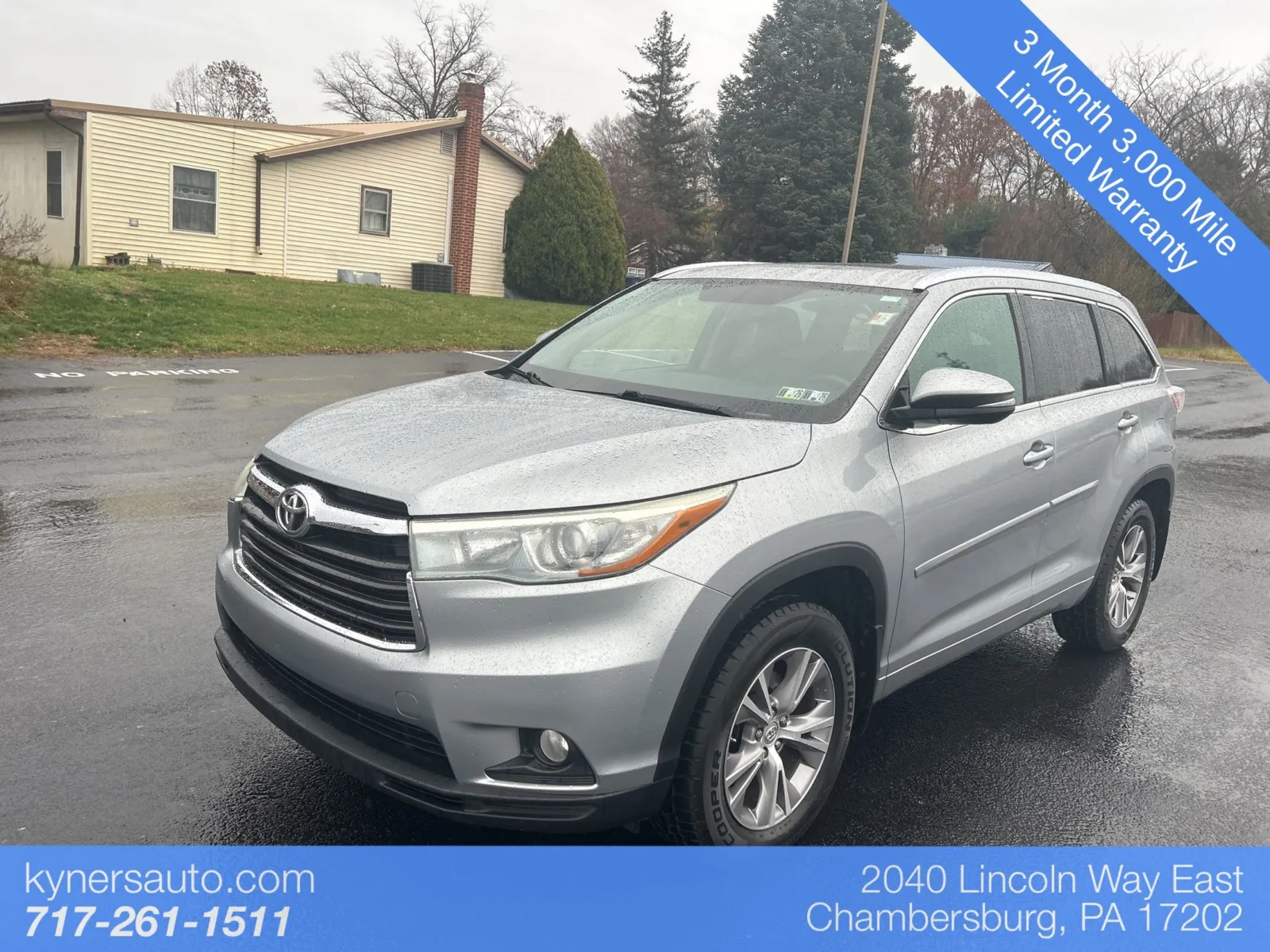 2015 Toyota Highlander XLE V6 for sale in Chambersburg, PA