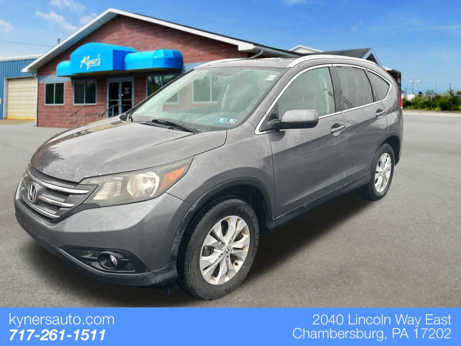 Gray 2014 Honda CR-V EX-L for sale in Chambersburg, PA