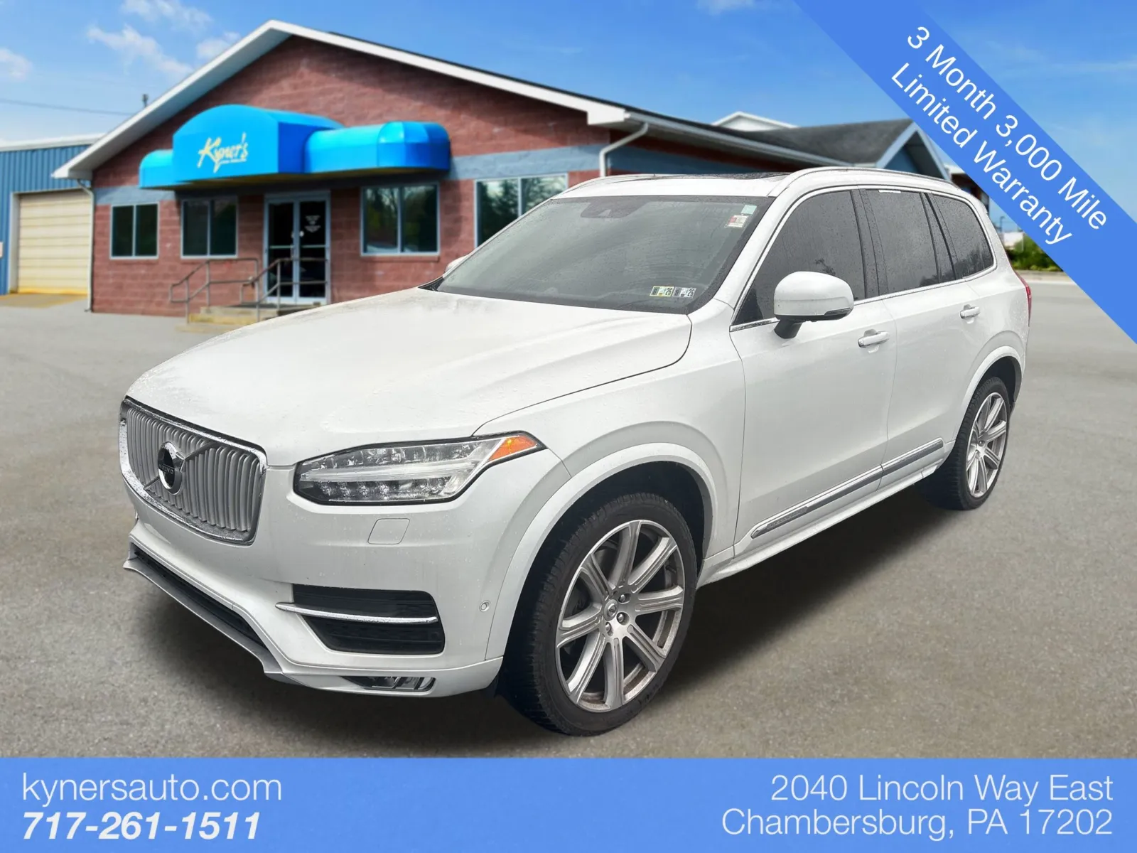 White 2019 Volvo XC90 T6 Inscription for sale in Chambersburg, PA