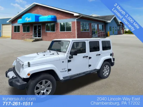White 2018 Jeep Wrangler JK Unlimited Sahara for sale in Chambersburg, PA