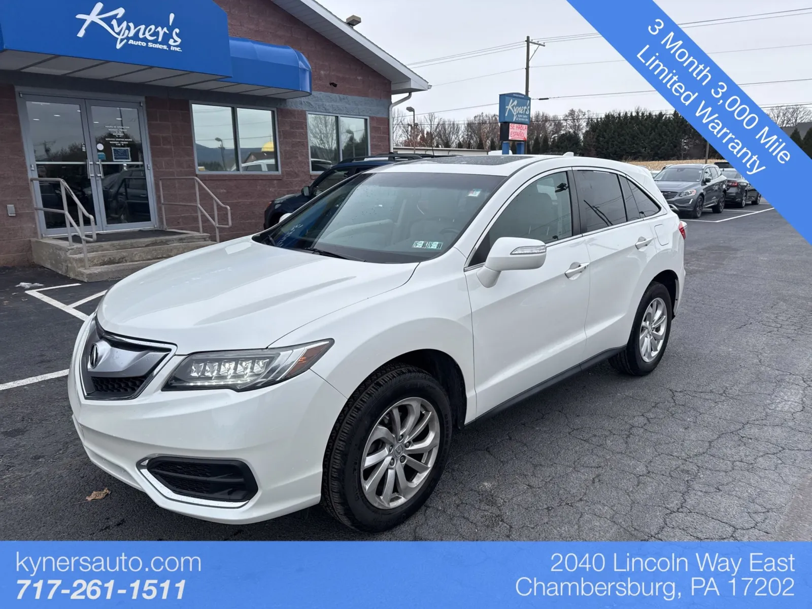 Silver 2018 Acura RDX for sale in Chambersburg, PA