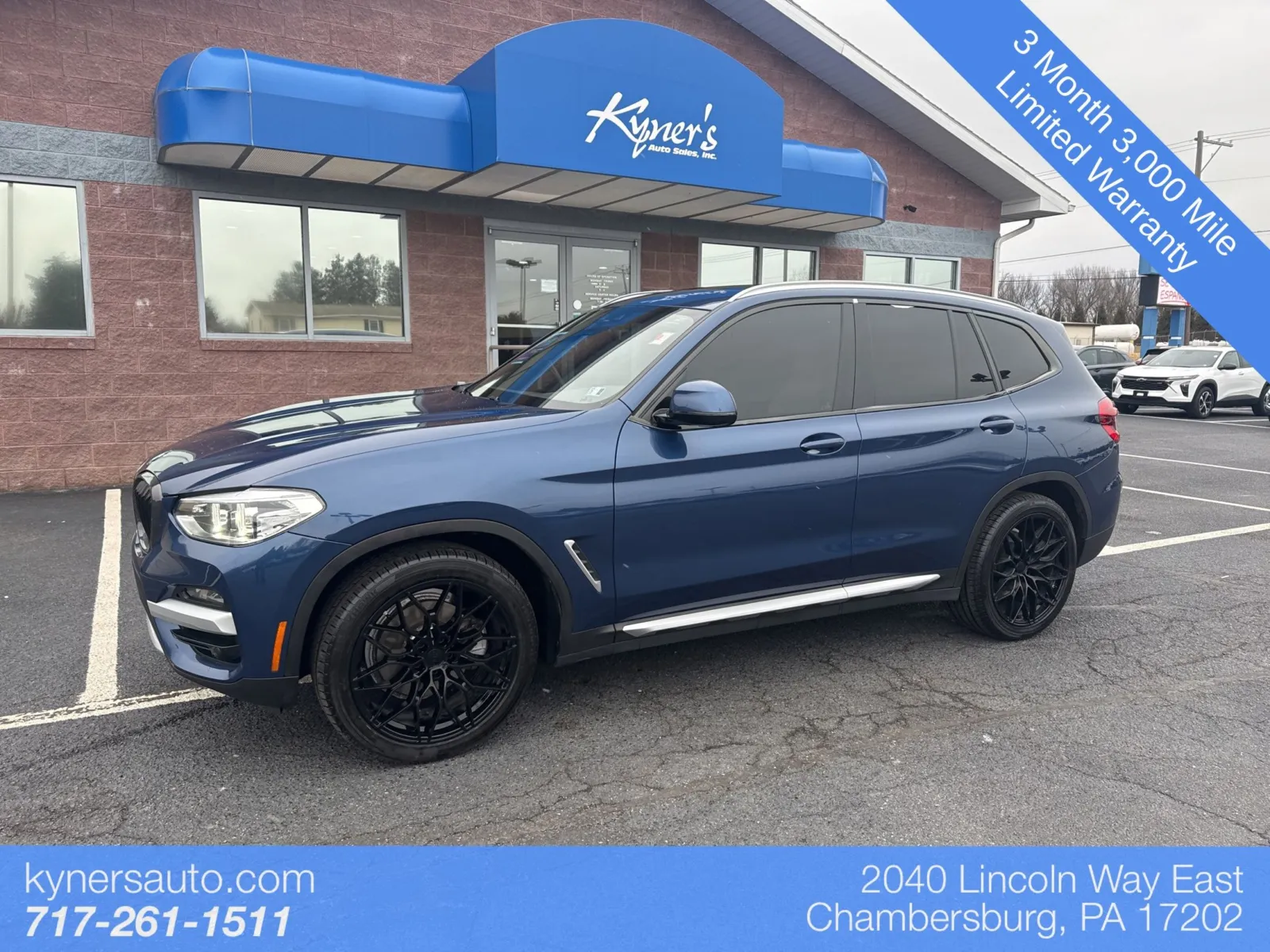 Blue 2021 BMW X3 xDrive30i for sale in Chambersburg, PA