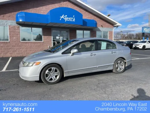 Silver 2007 Honda Civic LX for sale in Chambersburg, PA