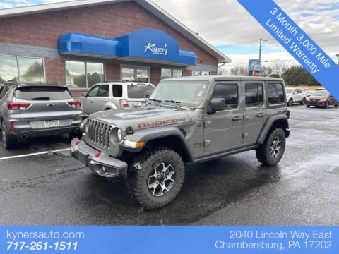 Gray 2021 Jeep Wrangler Unlimited Rubicon for sale in Chambersburg, PA