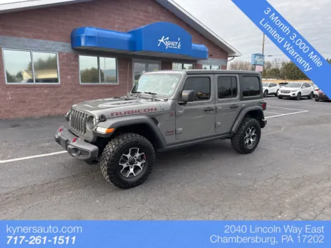 Gray 2021 Jeep Wrangler Unlimited Rubicon for sale in Chambersburg, PA