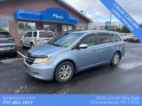 Blue 2014 Honda Odyssey EX-L for sale in Chambersburg, PA
