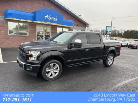 Black 2015 Ford F-150 Platinum for sale in Chambersburg, PA