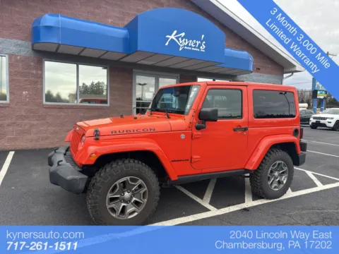 Orange 2015 Jeep Wrangler Rubicon for sale in Chambersburg, PA